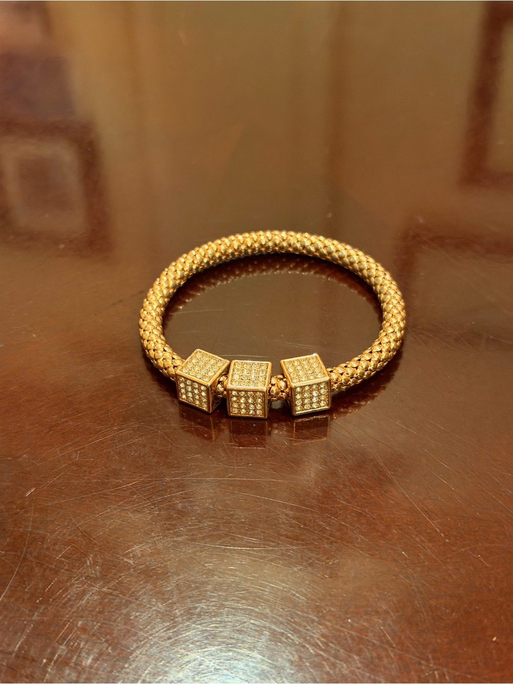 Bomb Party NWT “Hot Cocoa on Christmas”Bracelet Set Rose Gold - Picture 12 of 13